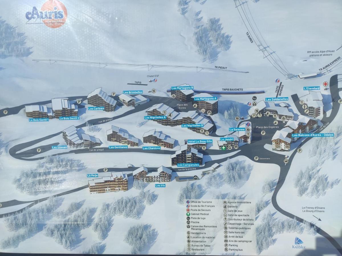 Апартаменты Les Iris T2 Station Alpe Huez Ори Экстерьер фото